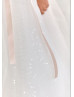 Ivory Flower Girl Dress Beaded Toddler First Communion Dress